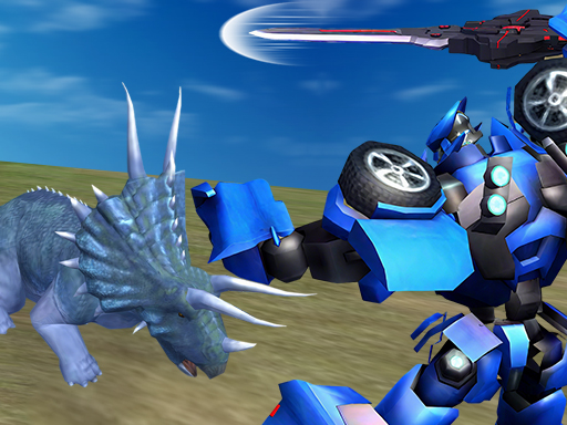 Jurassic Dinosaur Mech Battle